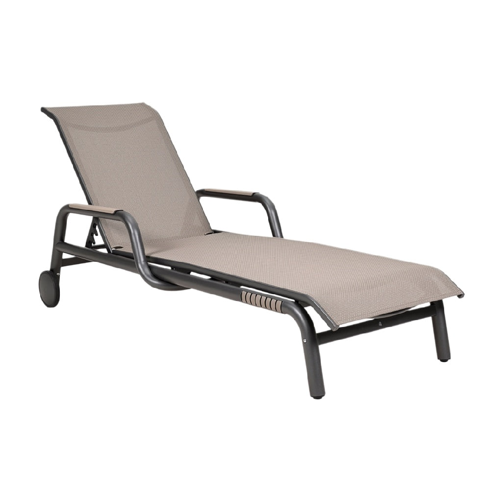 Modern Ergonomic Outdoor Chaise Lounge with Adjustable Recline and Durable Frame